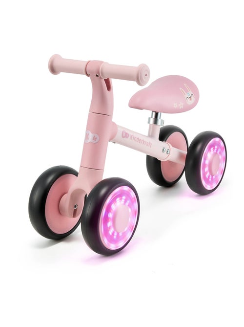Vélo Draisienne Kinderkraft CUTIE FLASH avec Roues LED RGB, Selle Réglable et Cadre Acier - Kiabi Vélo Draisienne Kinderkraft CUTIE FLASH avec Roues LED RGB, Selle Réglable et Cadre Acier - Kiabi