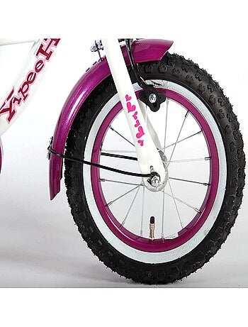Vélo enfant Heart Cruiser 12 pouces blanc violet