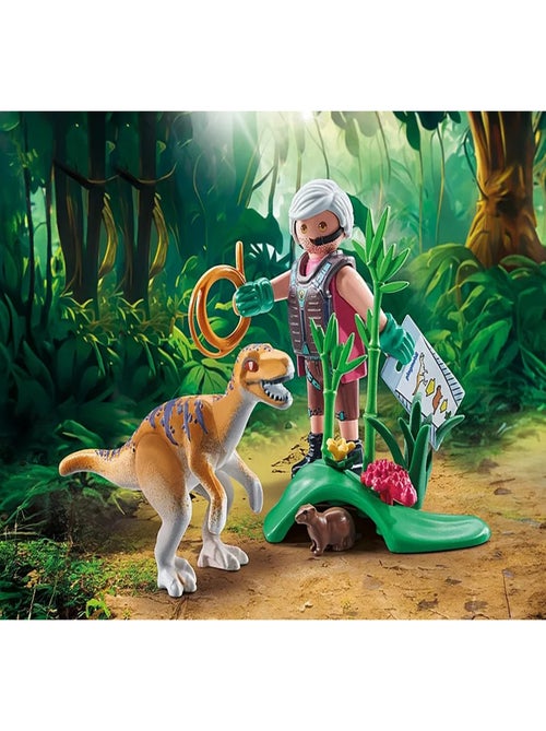 Vélociraptor, explorateur avec lasso et marmotte - Kiabi Vélociraptor, explorateur avec lasso et marmotte - Kiabi