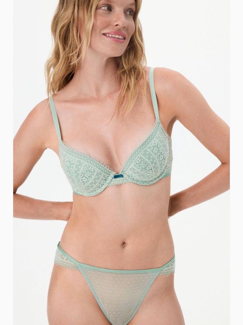 Velora soutien-gorge push up penti Vert menthe - Kiabi
