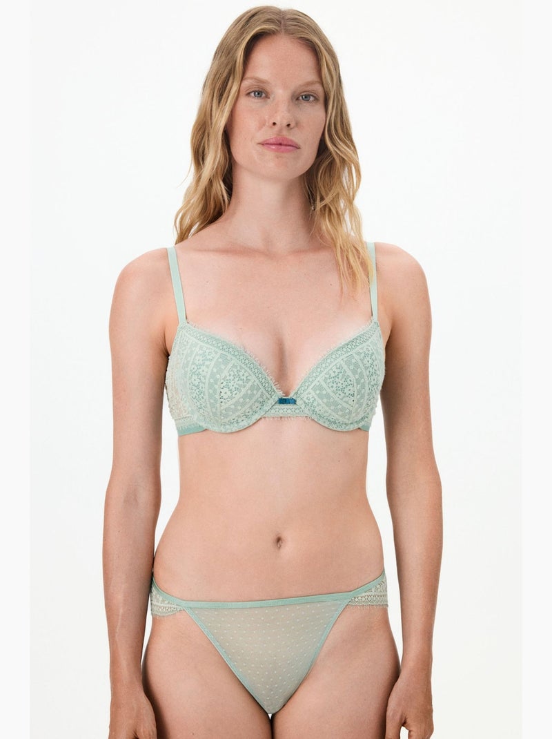 Velora soutien-gorge push up penti Vert menthe - Kiabi