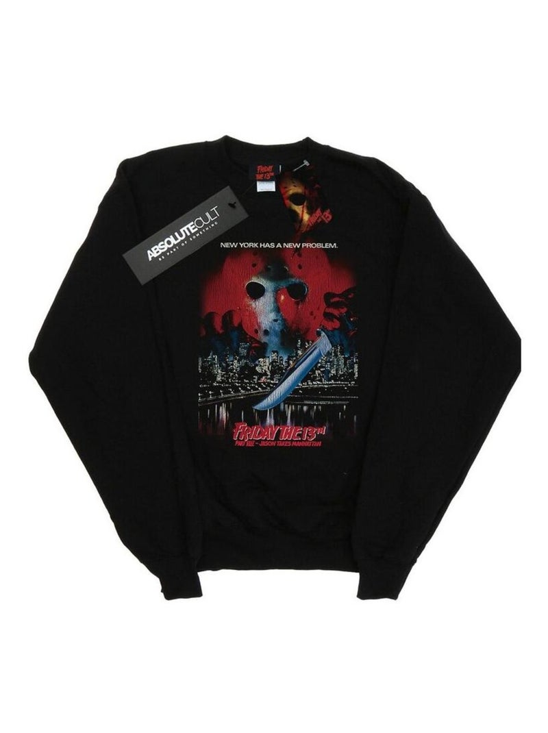 Vendredi 13 - Sweat JASON TAKES MANHATTAN Noir - Kiabi