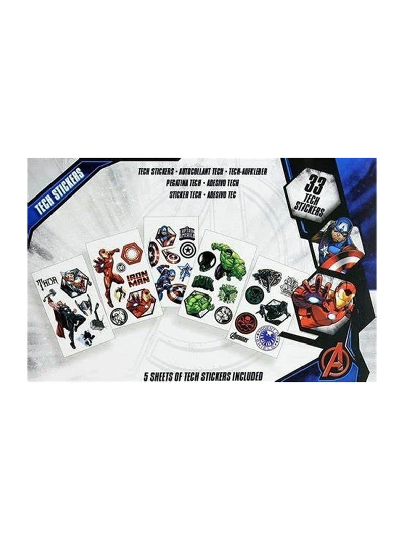 Vengeurs - Autocollants (Lot de 33) Multicolore - Kiabi
