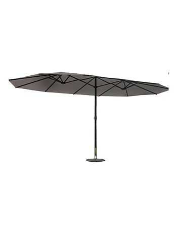 VENICE Parasol rectangulaire double 2,7x4,6m taupe