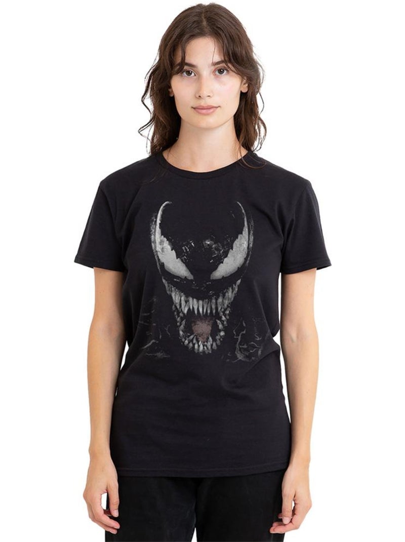 Venin - T-shirt motif/style visage Noir - Kiabi