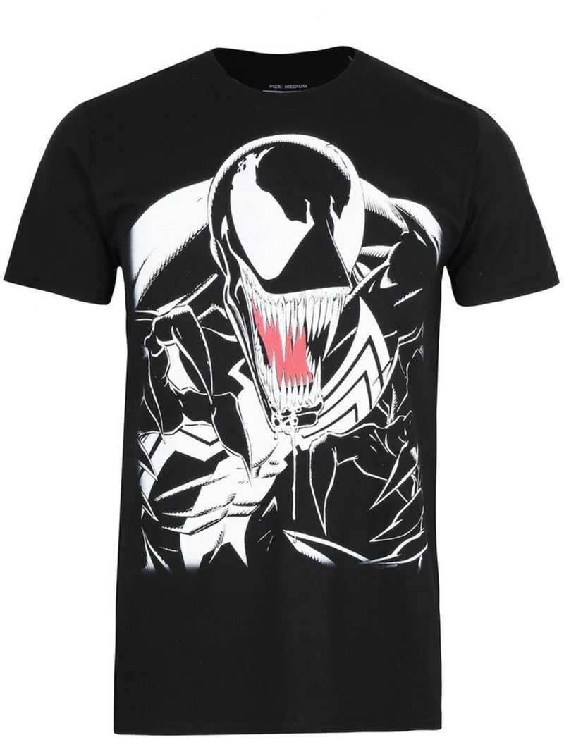 Venin - T-shirt (Venom) Noir Blanc - Kiabi