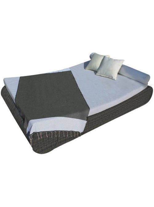 Véritable fouta Tunisienne nid d'abeille 100% coton 380g - Vivezen - Kiabi Véritable fouta Tunisienne nid d'abeille 100% coton 380g - Vivezen - Kiabi