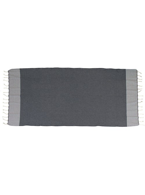 Véritable fouta Tunisienne nid d'abeille 100% coton 380g - Vivezen - Kiabi Véritable fouta Tunisienne nid d'abeille 100% coton 380g - Vivezen - Kiabi