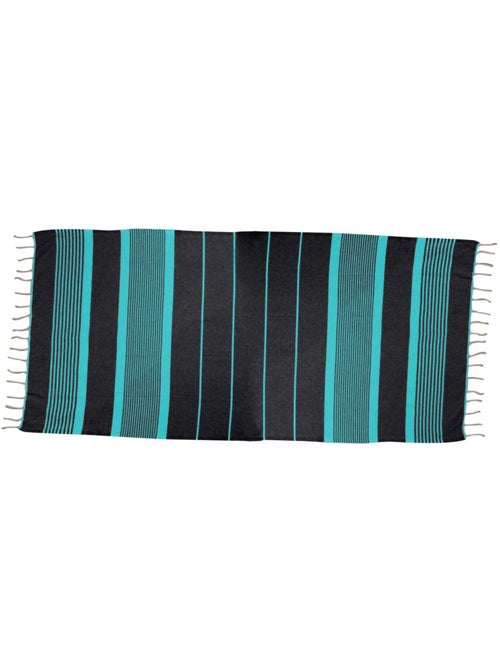 Véritable fouta Tunisienne tissage à plat 100% coton 380g - Vivezen - Kiabi