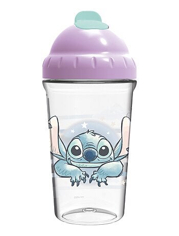 Verre avec ouverture flexible-Disney Stitch- 295 ml