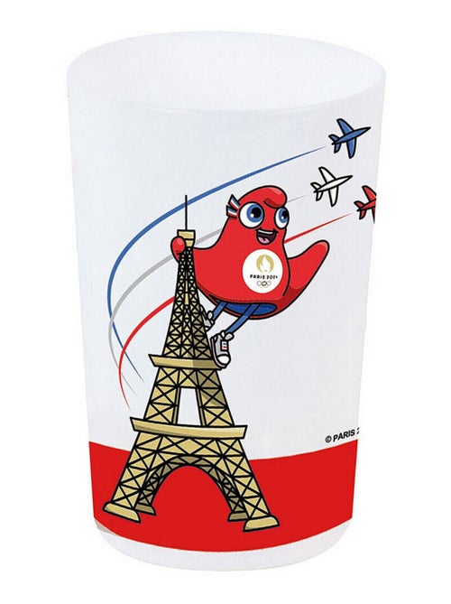 Verre en plastique Mascotte Jeux Olympiques 2024 - 220 ml - Kiabi