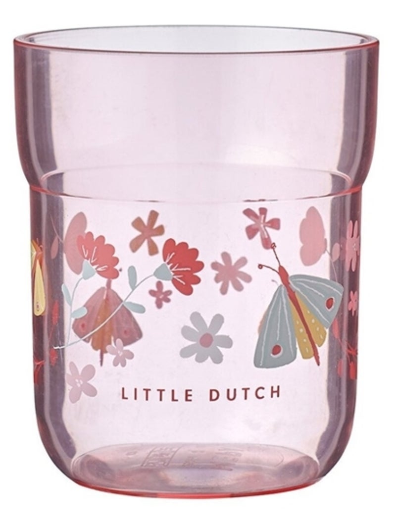 Verre enfant mio 250 ml - flowers & butterflies Multicolore - Kiabi