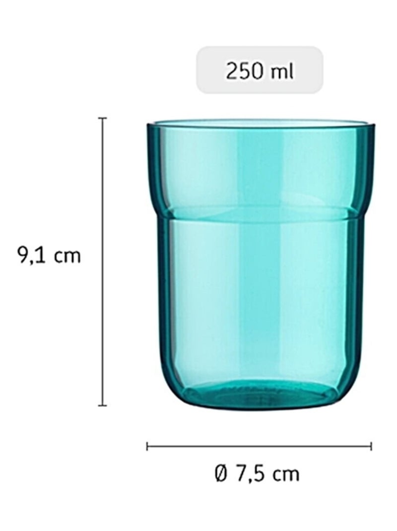 Verre enfant mio 250 ml - flowers & butterflies Multicolore - Kiabi