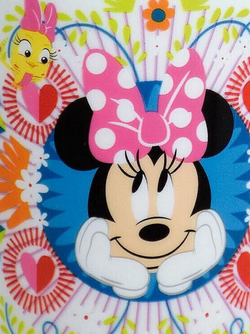 Verres 220 ML - Disney Minnie Avec Des Fleurs Multicolore - Kiabi