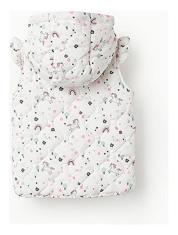 Vest sans manches avec capuche et volants NEW YORK