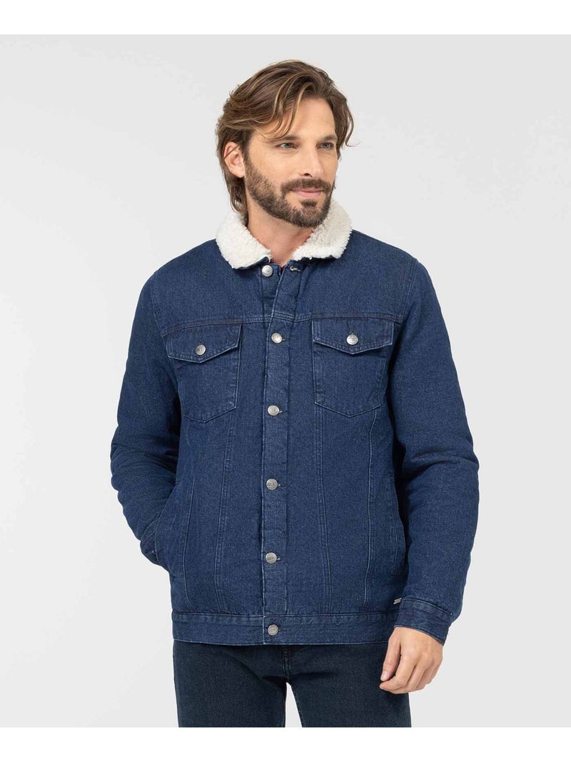 Veste - terre de marins Bleu jean - Kiabi