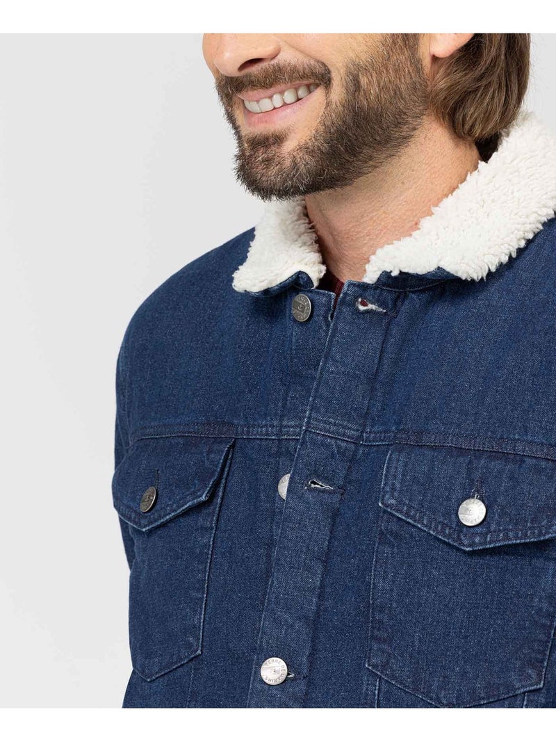 Veste - terre de marins Bleu jean - Kiabi