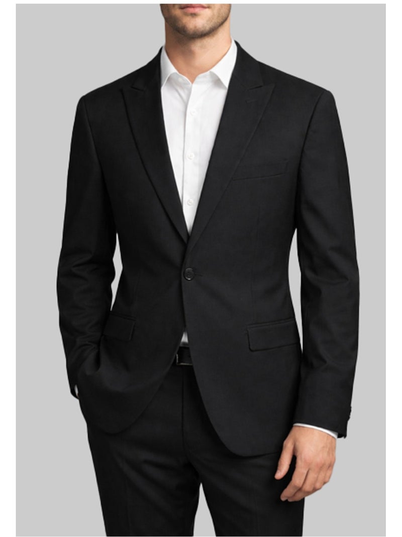 Veste 1 Bouton Kebello Noir Noir - Kiabi