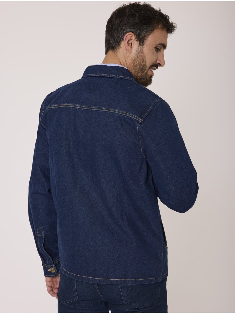 Veste 100% coton - terre de marins Bleu marine - Kiabi
