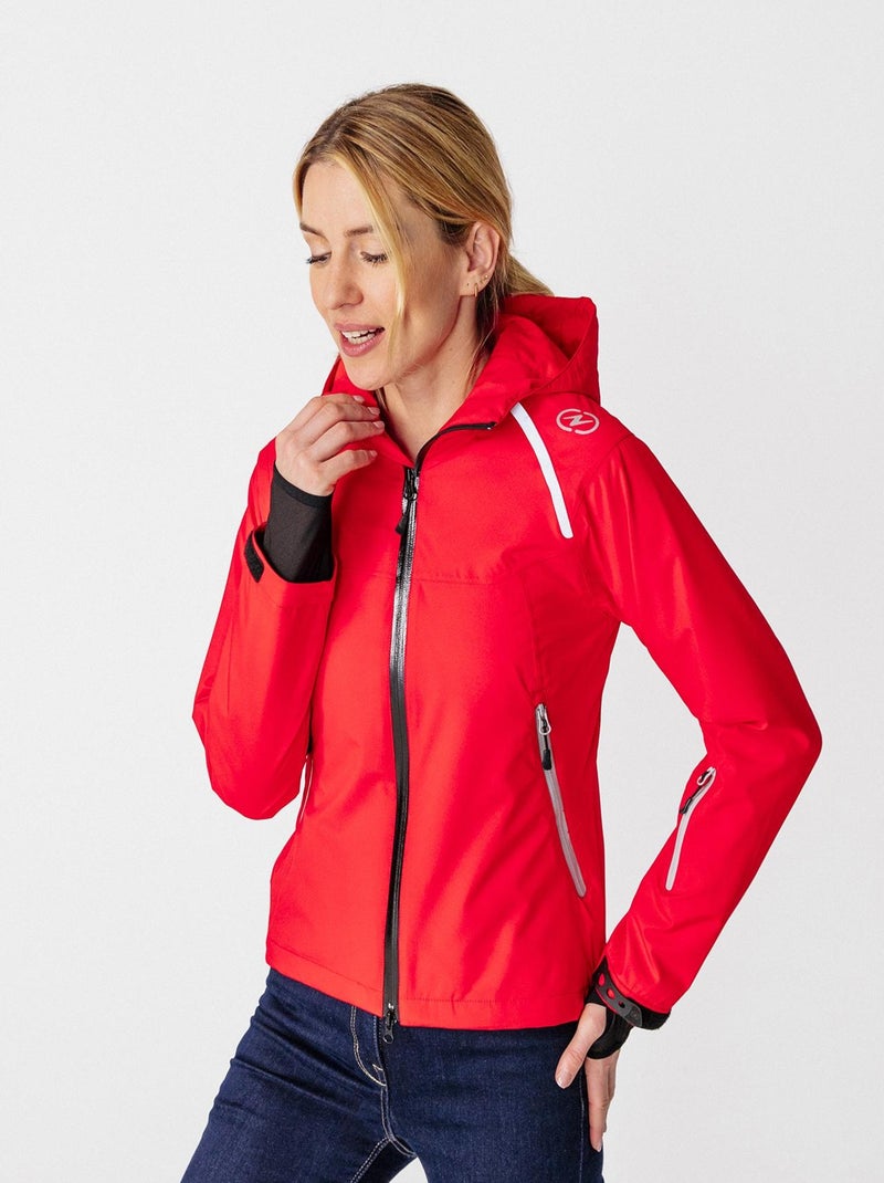 Veste 10000 doublée Thermolactyl femme - DamartSport Rouge - Kiabi