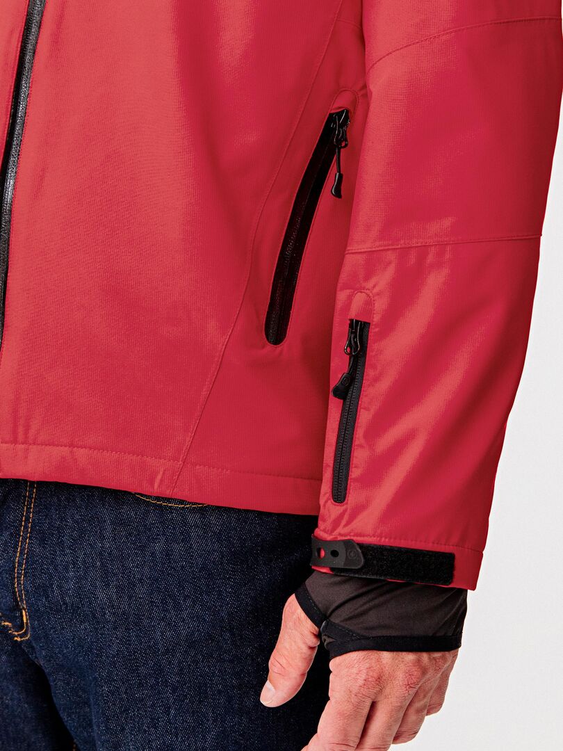 Veste Hiver Fonctionnelle Blaklader 4890 - Doublée, Imperméable, Coupe Ample, Taille L Noir/Rouge