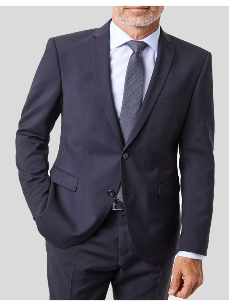 Veste 2 boutons classique Kebello Bleu marine - Kiabi