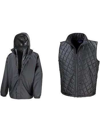 Veste 3 en 1 avec gilet matelassé - result core