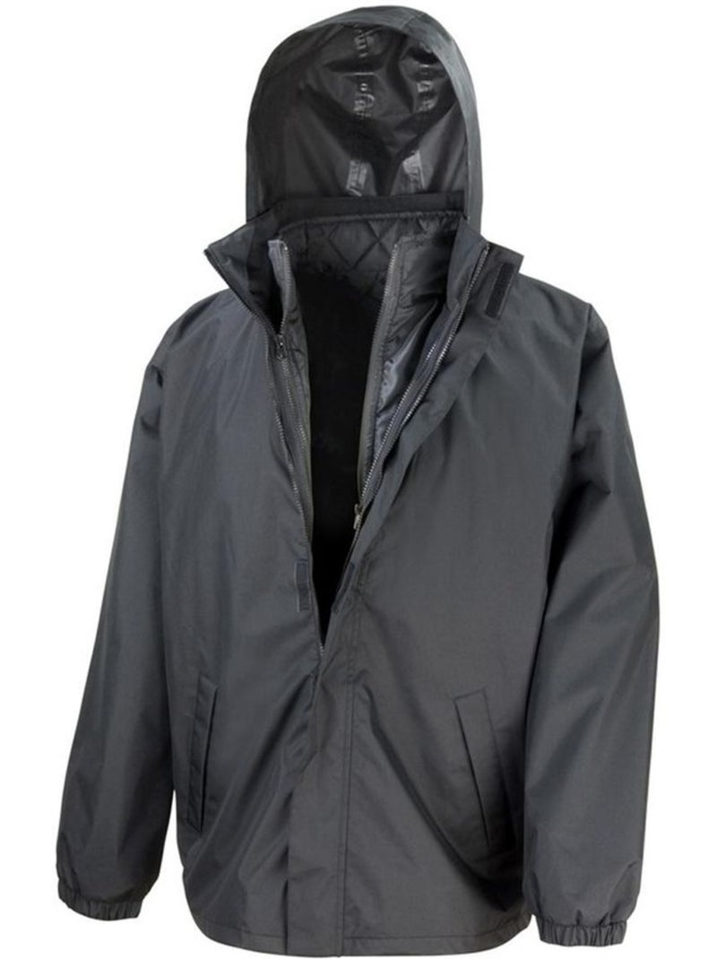 Veste 3 en 1 avec gilet matelassé - result core Bleu marine - Kiabi