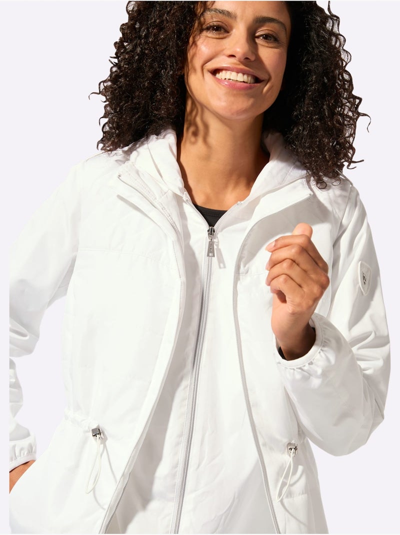 Veste 3 En 1 Mélange De Motifs Matelassés - Taille Standard - Witt Blanc - Kiabi