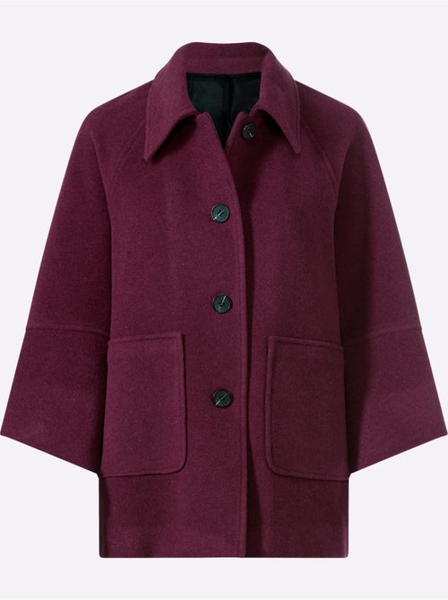 Veste 50% De Laine - Taille Standard - Helline - Kiabi Veste 50% De Laine - Taille Standard - Helline - Kiabi