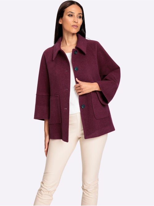 Veste 50% De Laine - Taille Standard - Helline - Kiabi Veste 50% De Laine - Taille Standard - Helline - Kiabi