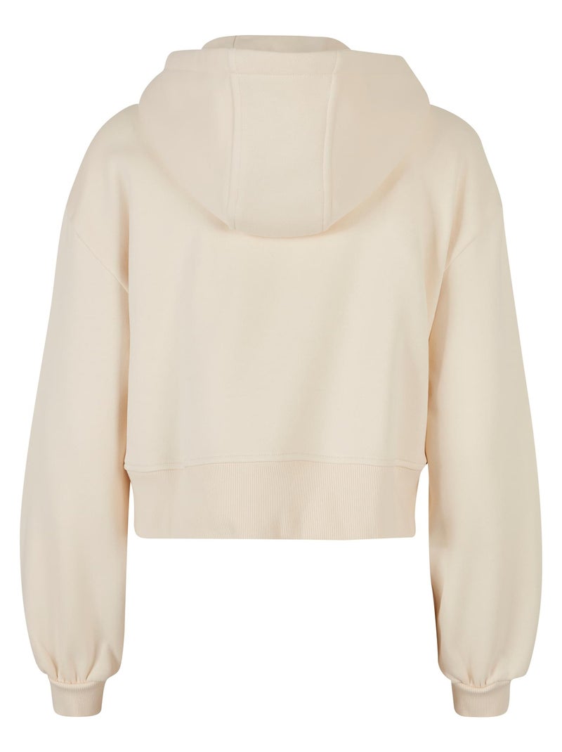 Veste à capuche - build your brand Blanc nacré - Kiabi