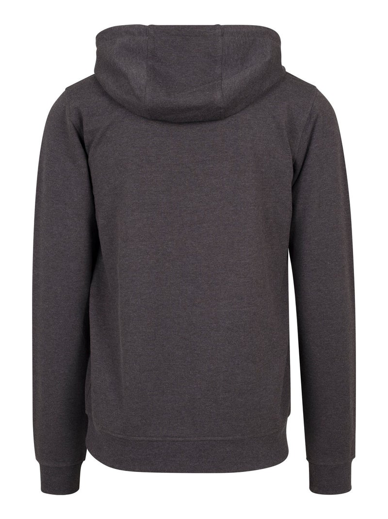 Veste à capuche - build your brand Gris Noir - Kiabi