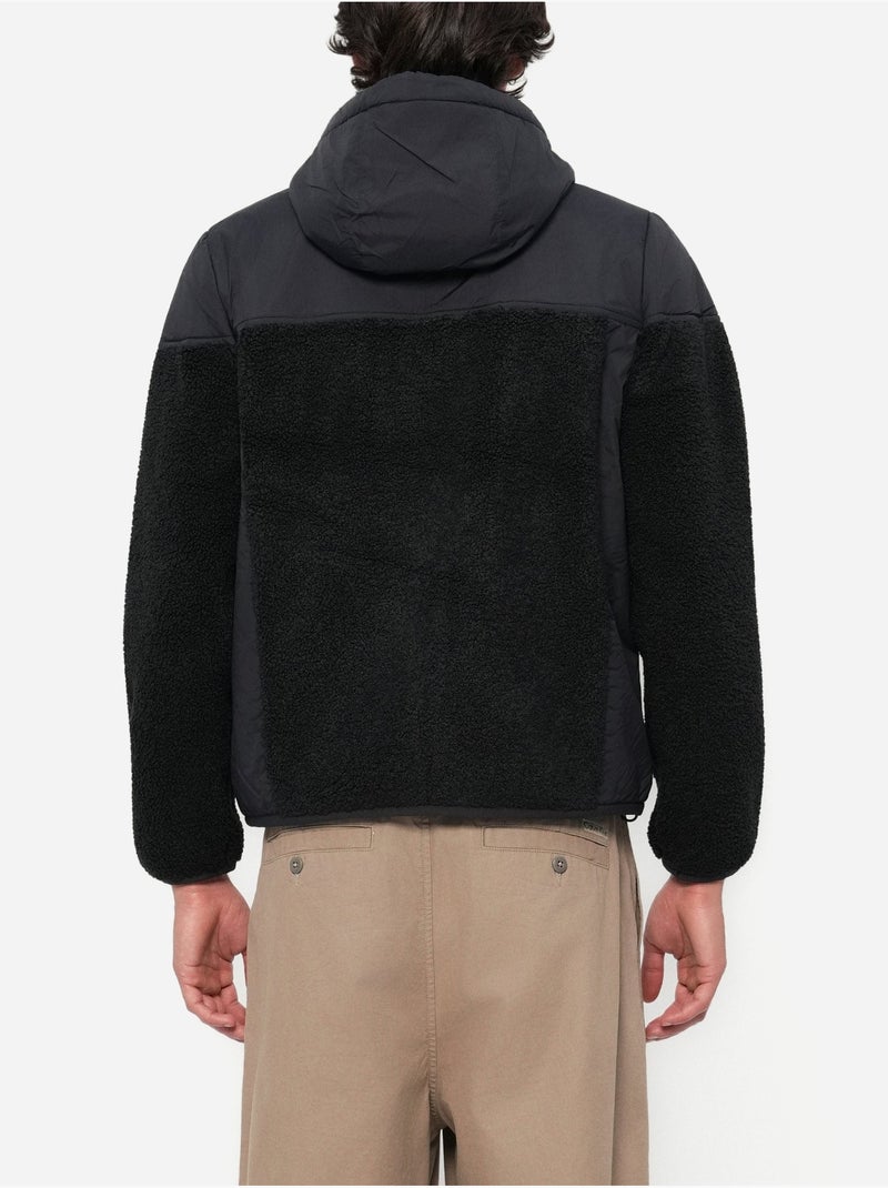 Veste à capuche - k-way Noir - Kiabi