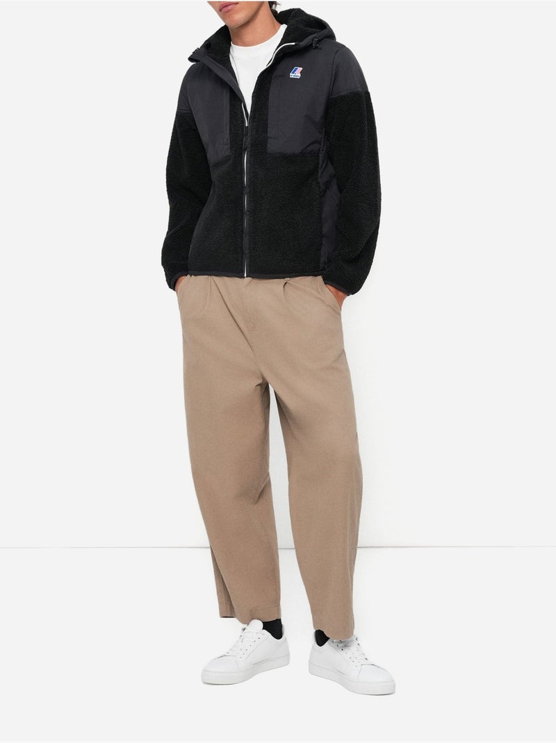 Veste à capuche - k-way Noir - Kiabi