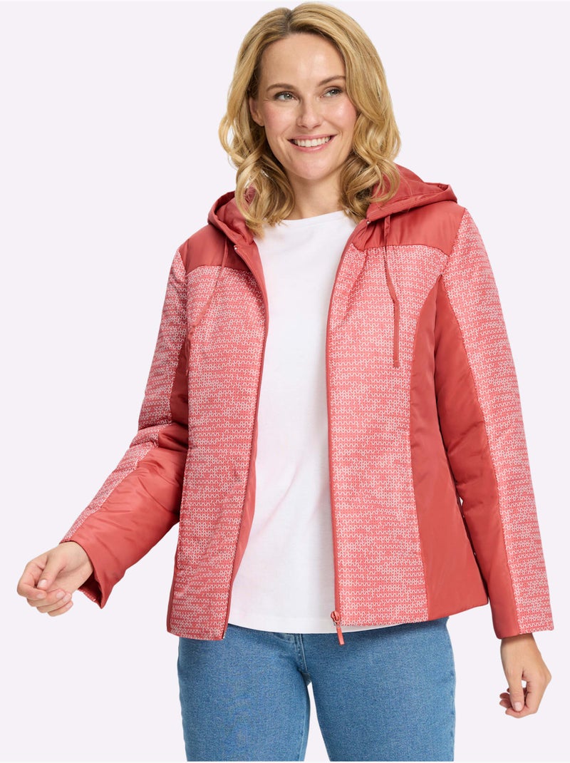 Veste à capuche - taille standard - moda vilona Rose - Kiabi