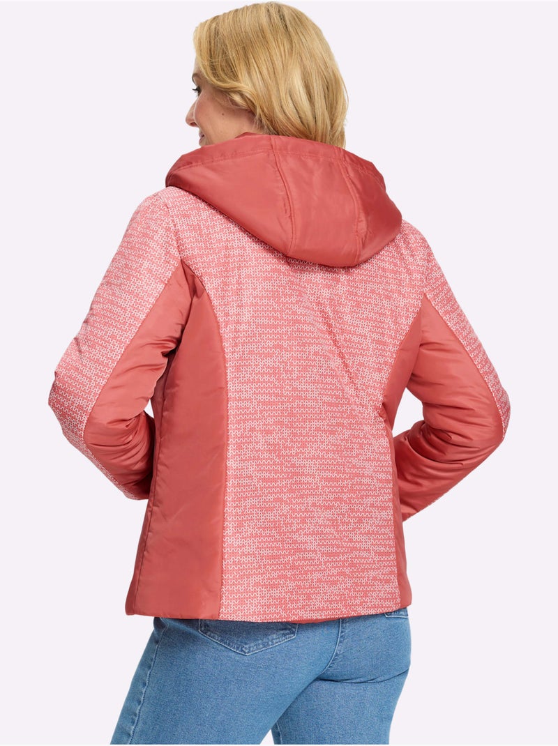 Veste à capuche - taille standard - moda vilona Rose - Kiabi