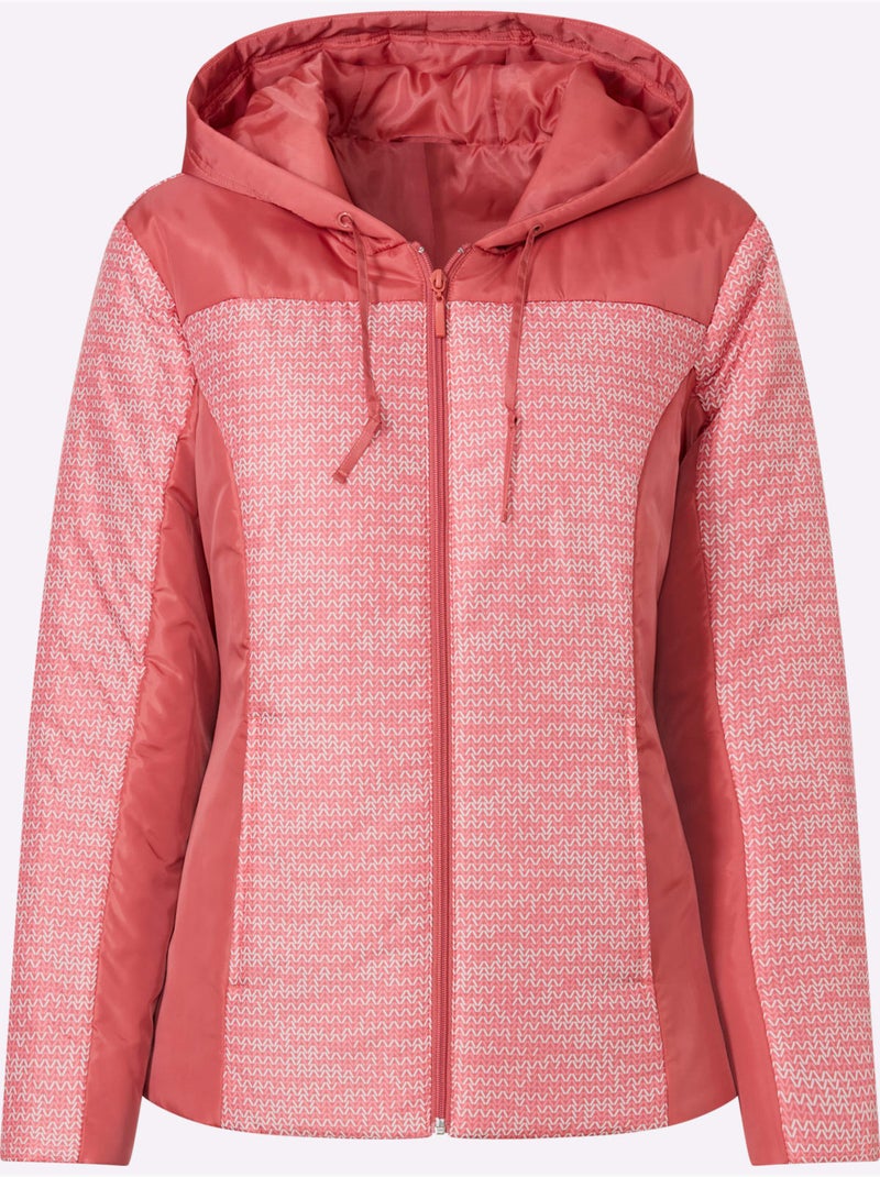 Veste à capuche - taille standard - moda vilona Rose - Kiabi