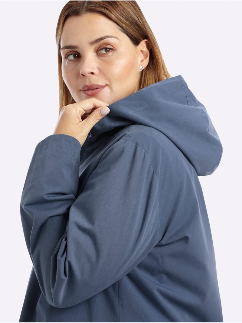 Veste à Capuche - Taille Standard - Sheego Bleu - Kiabi