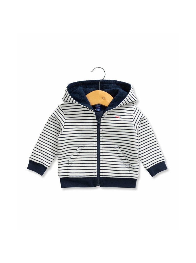 Veste à capuche Terre de Marins Beige Bébé garçon