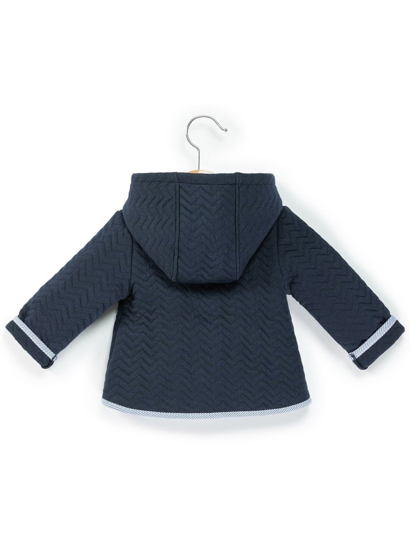 Veste à capuche - Terre de Marins Bleu Bleu - Kiabi