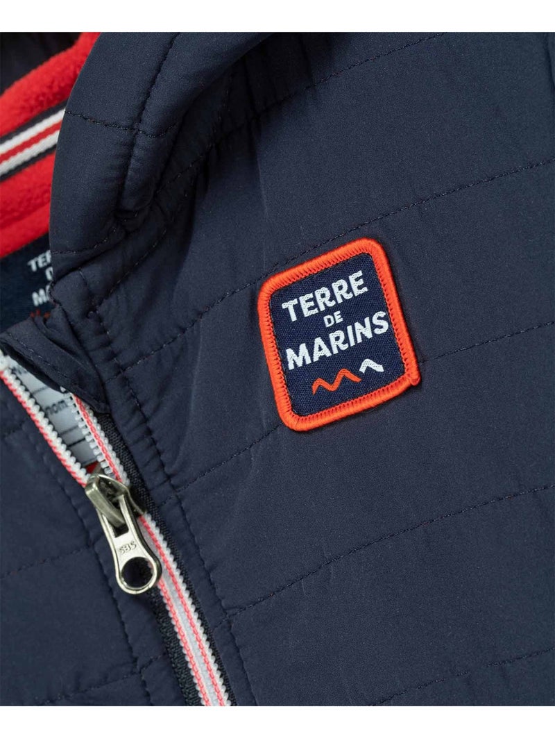 Veste à capuche - Terre de Marins Bleu - Kiabi