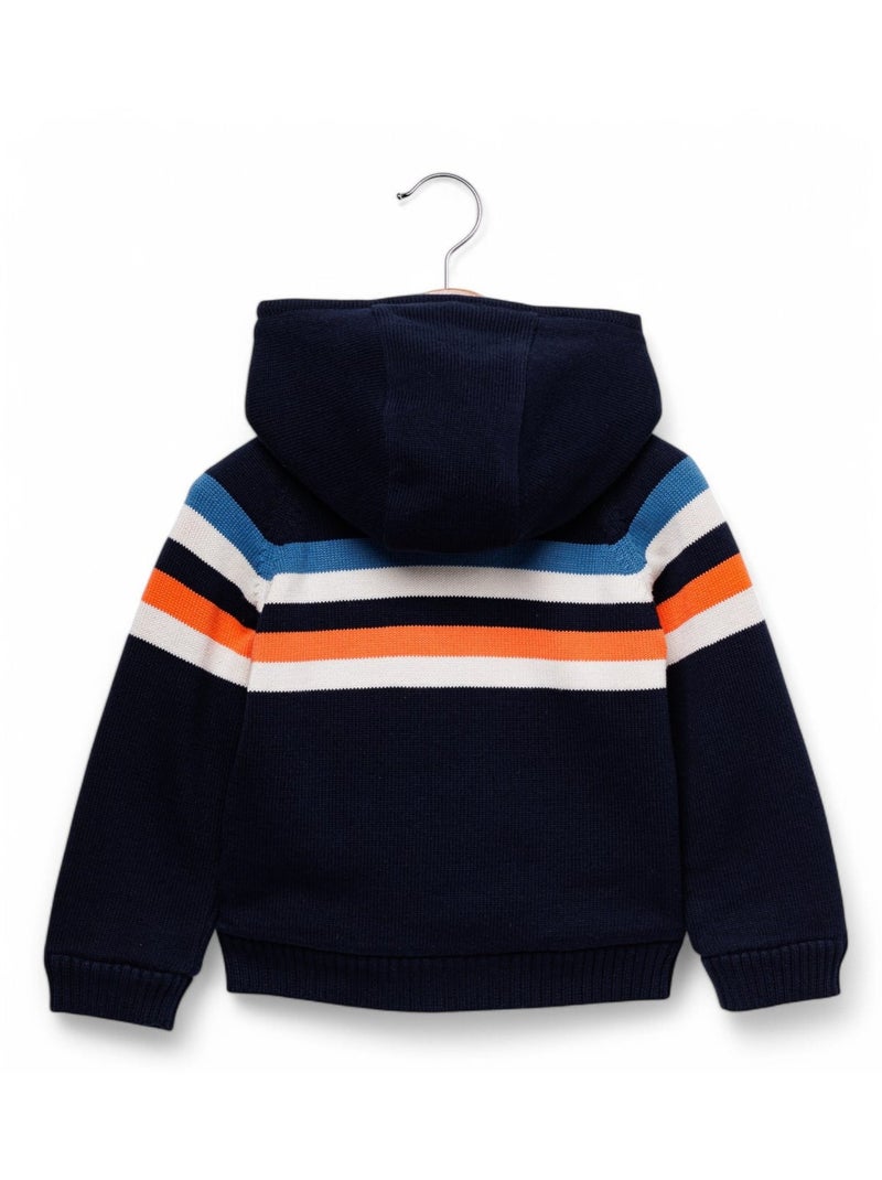 Veste à capuche - Terre de Marins Bleu - Kiabi