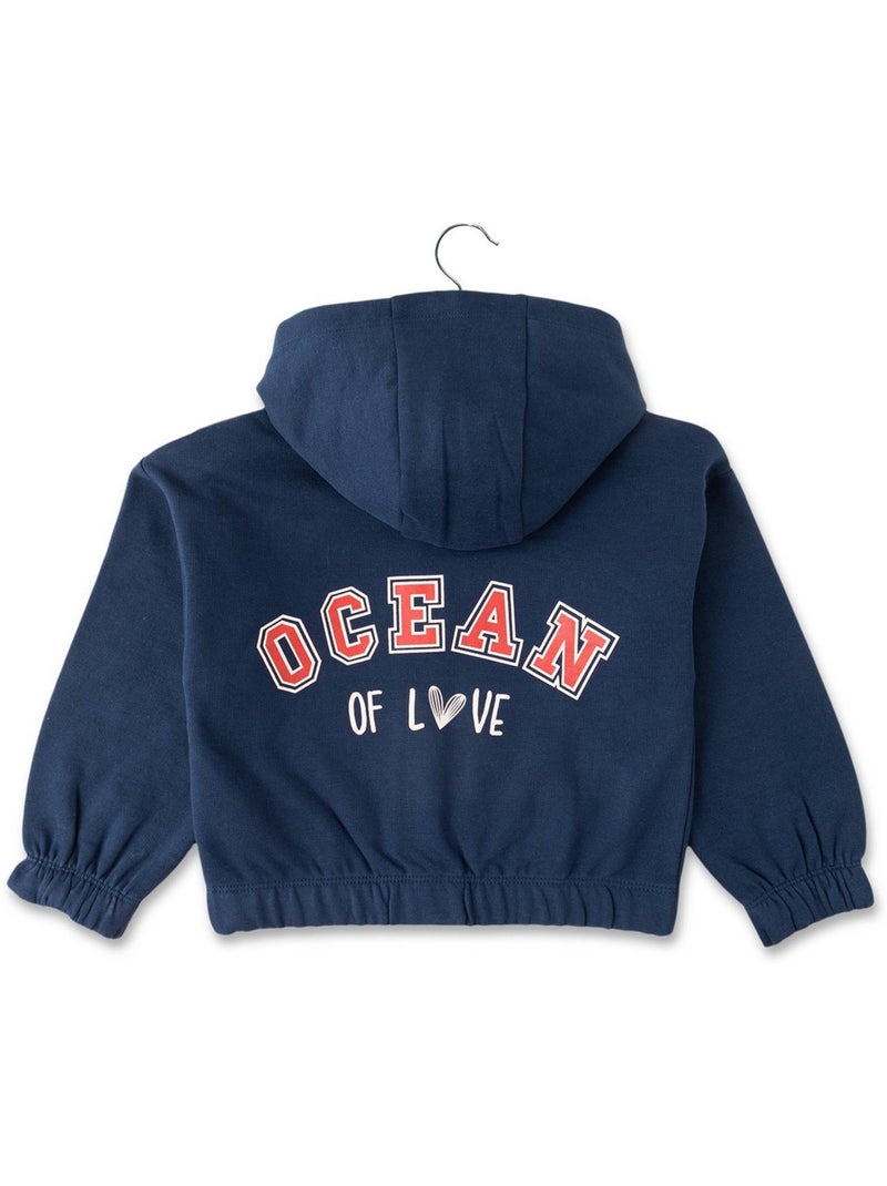 Veste à capuche - Terre de Marins Bleu marine - Kiabi