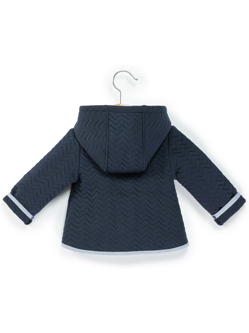 Veste à capuche - Terre de Marins Bleu marine - Kiabi
