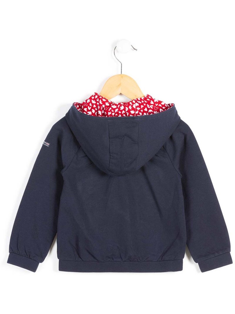 Veste à capuche - Terre de Marins Bleu marine - Kiabi