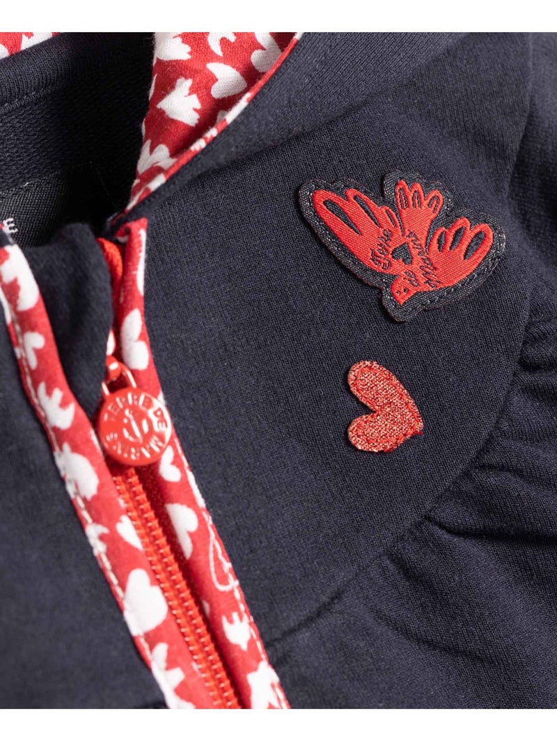 Veste à capuche - Terre de Marins Bleu marine - Kiabi