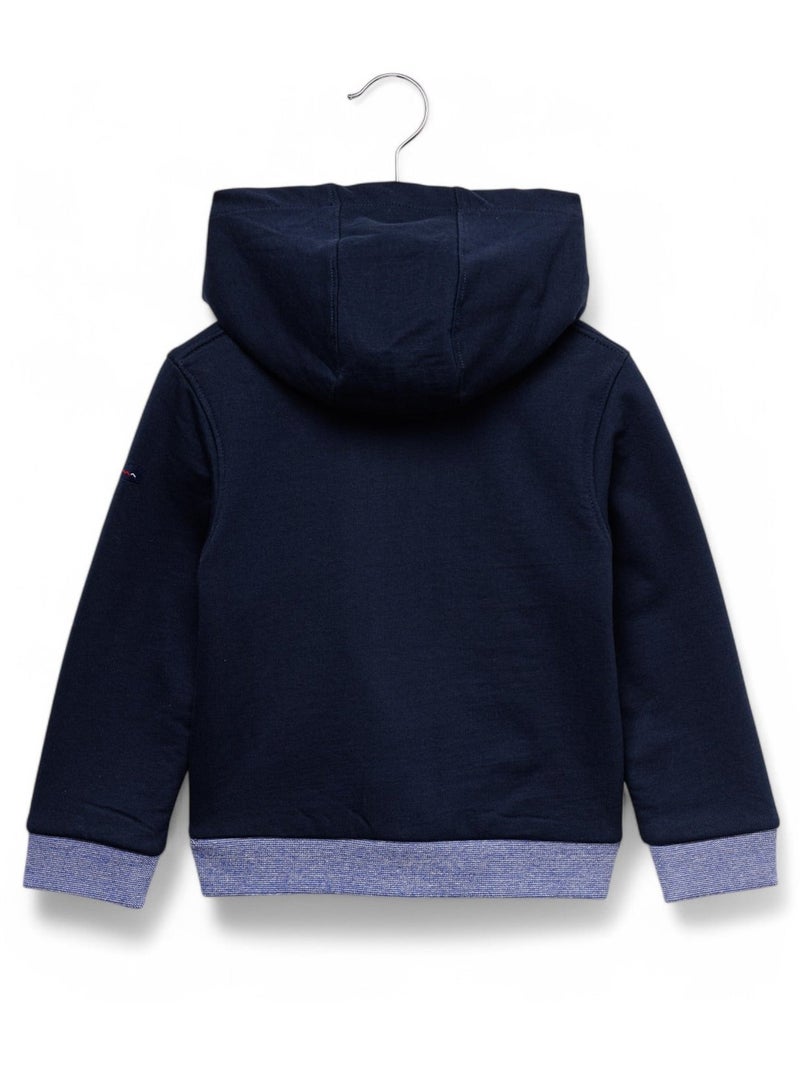Veste à capuche - Terre de Marins Bleu - Kiabi