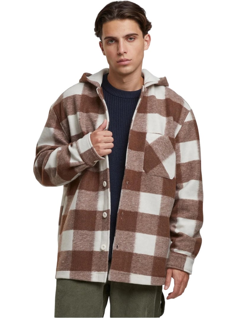 Veste à capuche - urban classics Blanc nacré - Kiabi