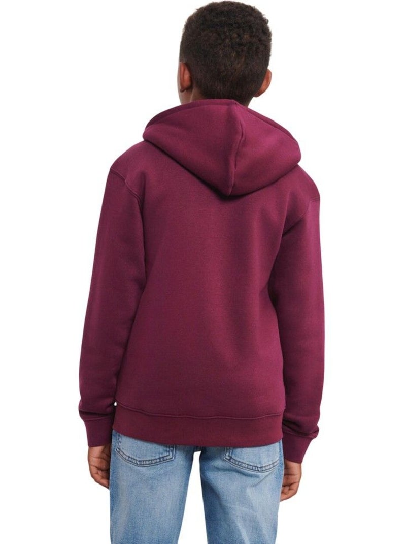 Veste à capuche authentic - russell Bordeaux - Kiabi